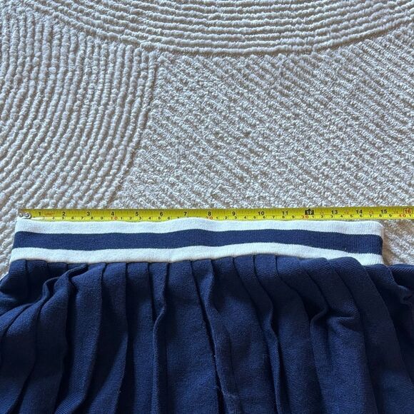 Aerie Dark Blue Pleated Mini Skirt - Picture 6 of 7
